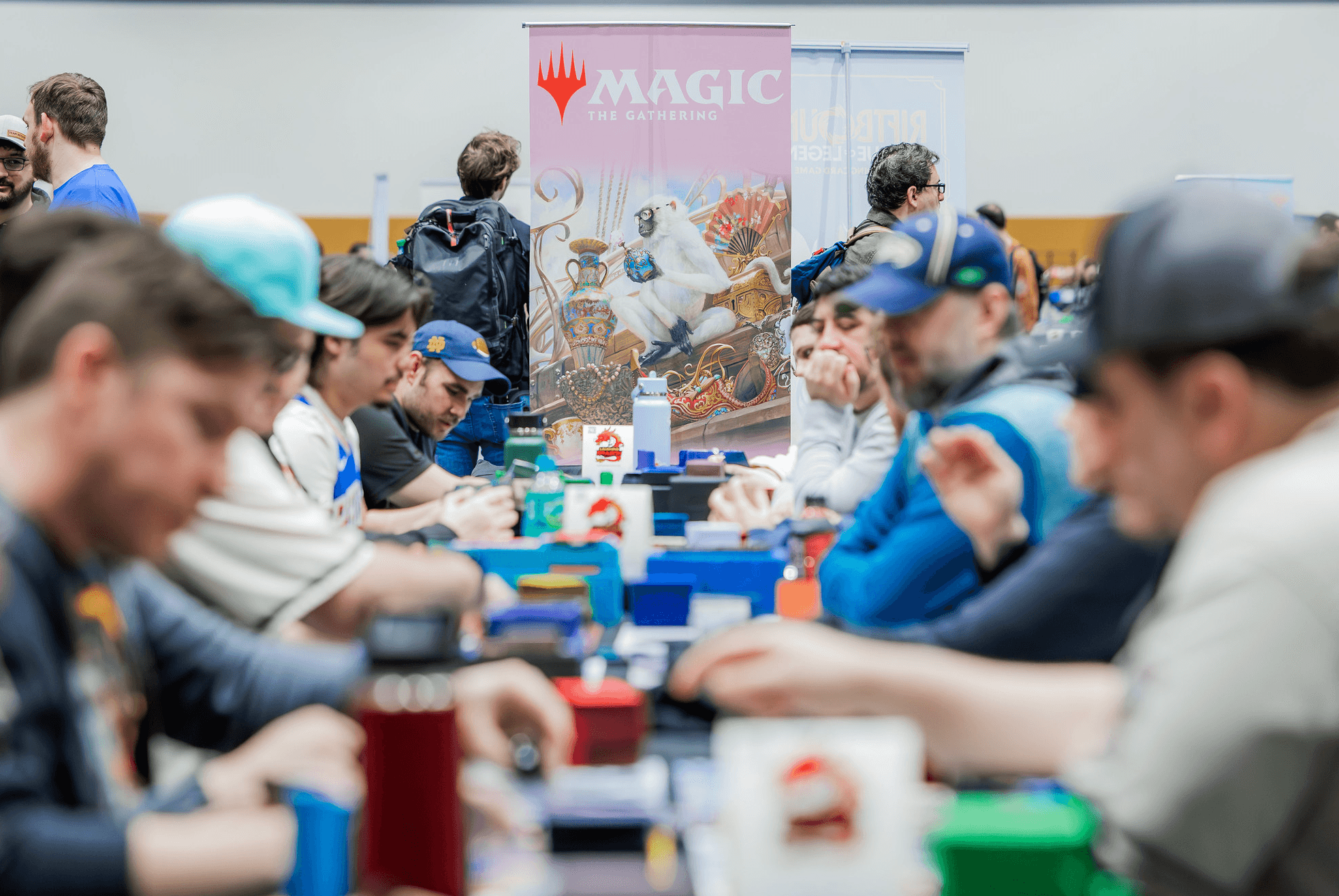 Photo capturing some event attendees